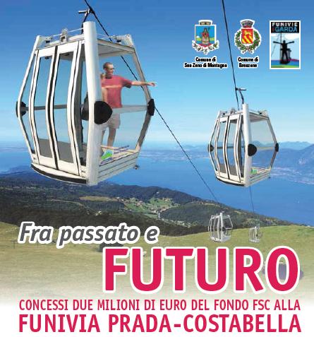 Neue Prada Costabella Monte Baldo Kabinenbahn und Sessellift